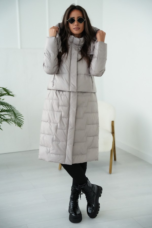 Płaszcz Amanda beżowa 2