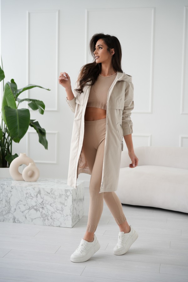 Płaszcz Wiktoria beżowa 2