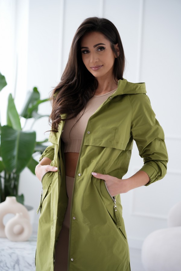 Płaszcz Wiktoria zielona 2
