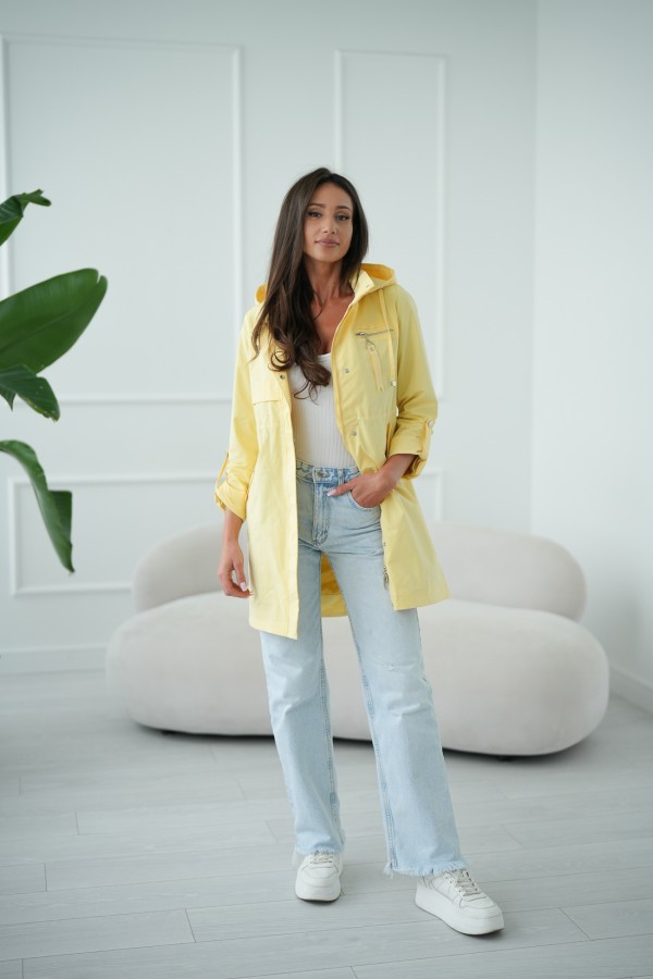 Płaszcz Natasza żółta 2
