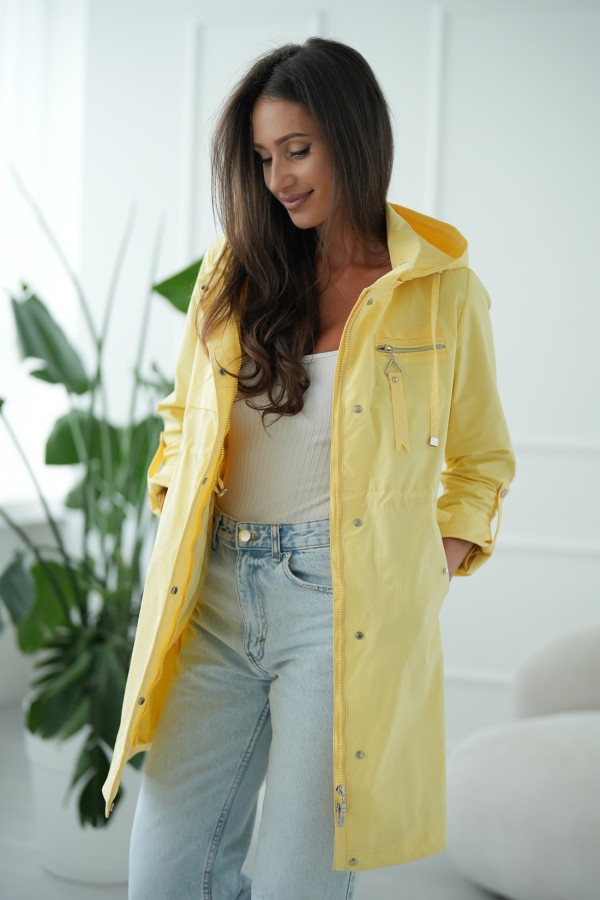 Płaszcz Natasza żółta