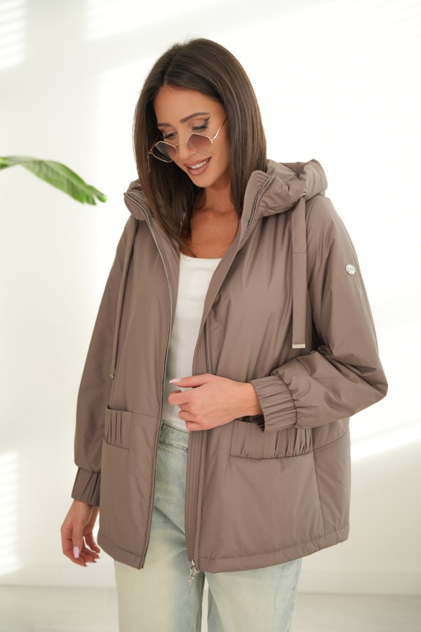 Kurtka Zuza brązowa
