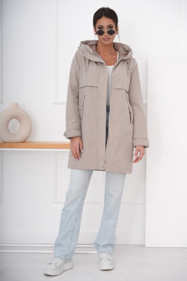 Płaszcz Helena beżowa