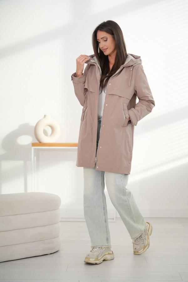 Płaszcz Helena cappuccino