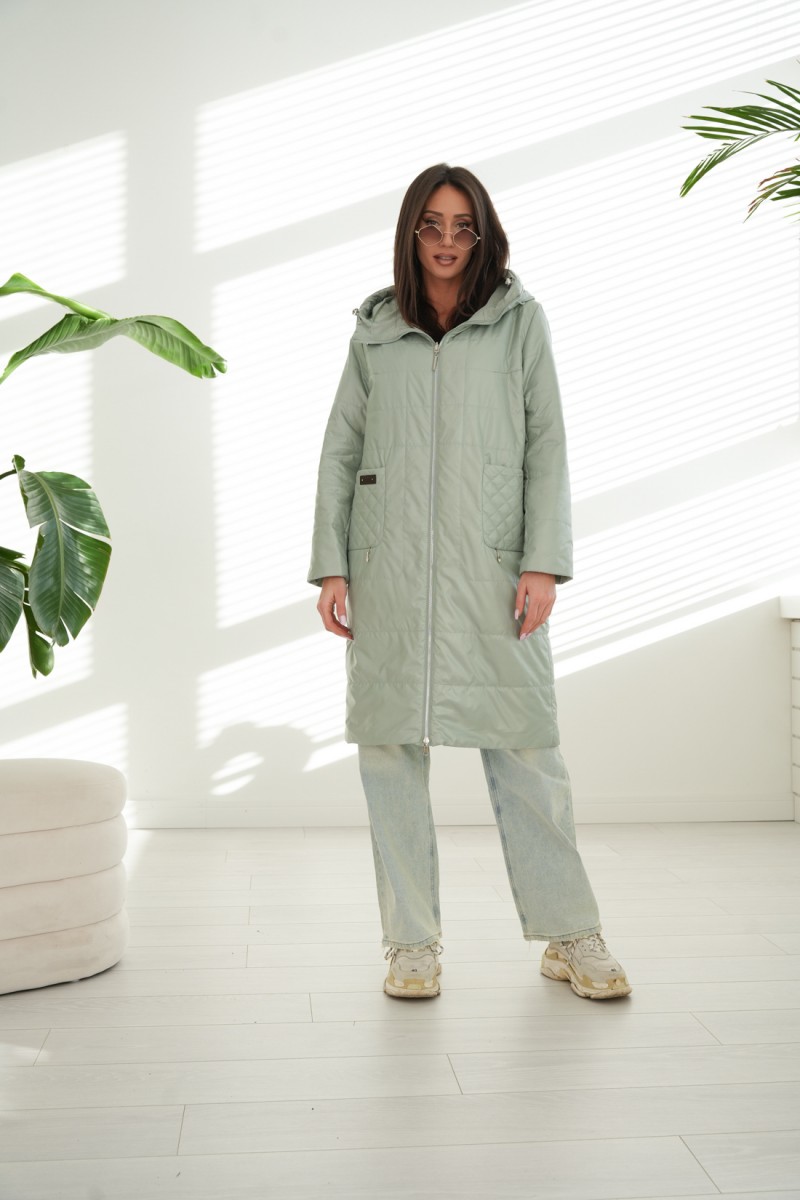 Płaszcz dwustronny Eliza miętowa