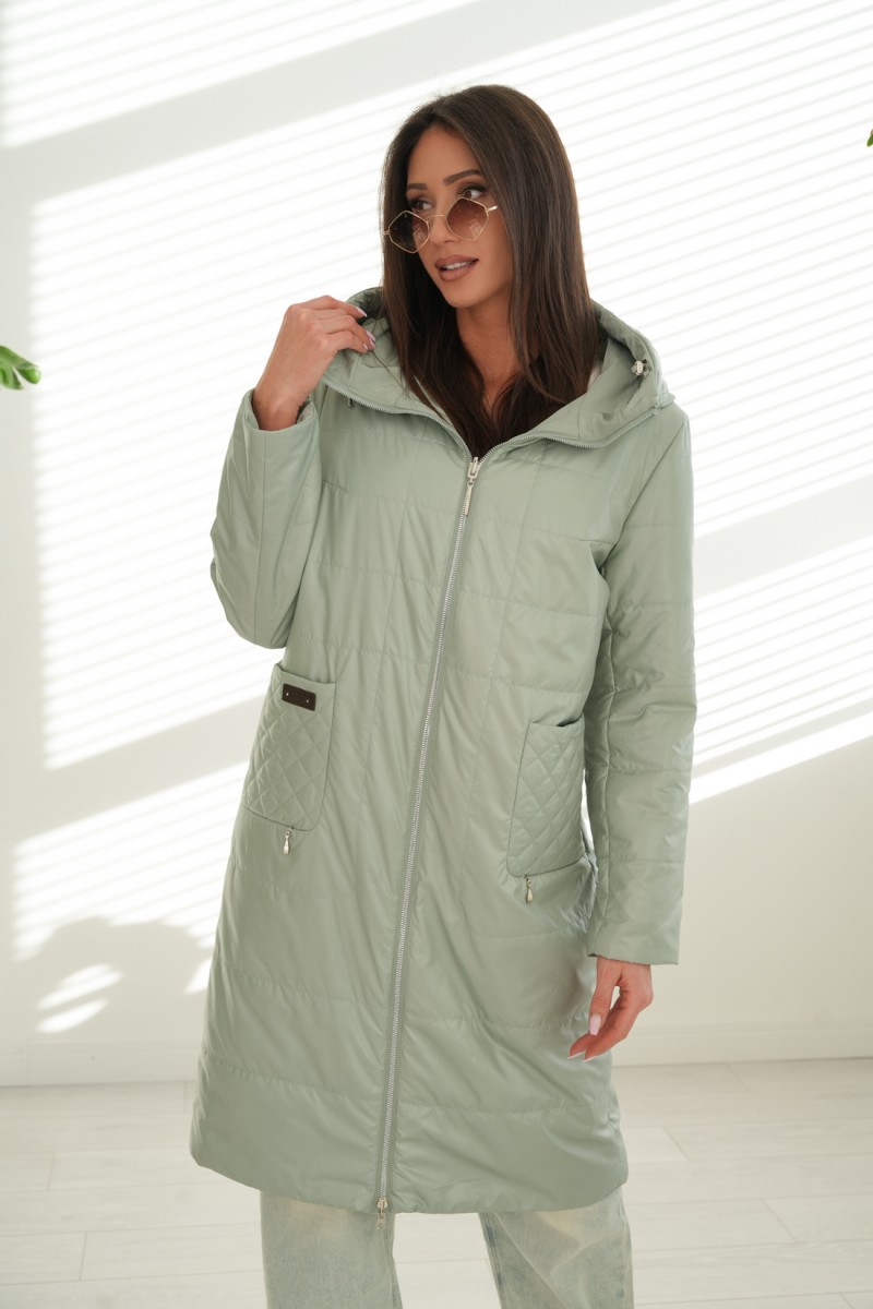 Płaszcz dwustronny Eliza miętowa