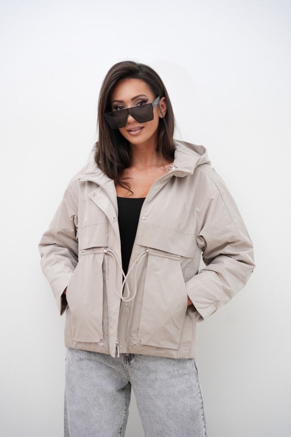 Kurtka Ksenia beżowa
