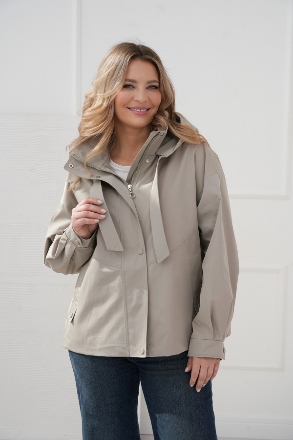 Kurtka Andrea jasna oliwkowa 2