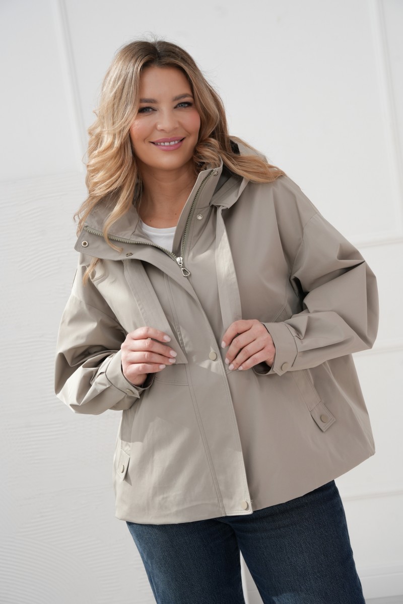 Kurtka Andrea jasna oliwkowa