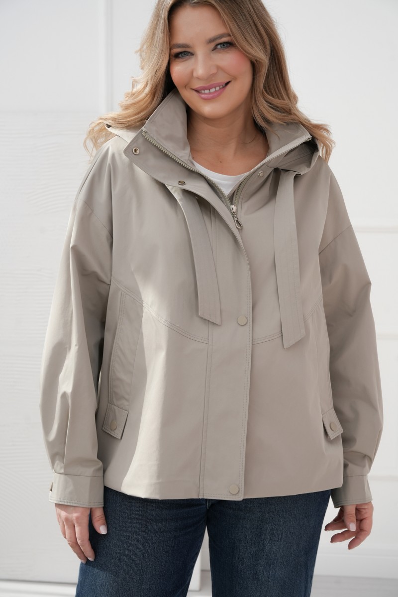 Kurtka Andrea jasna oliwkowa