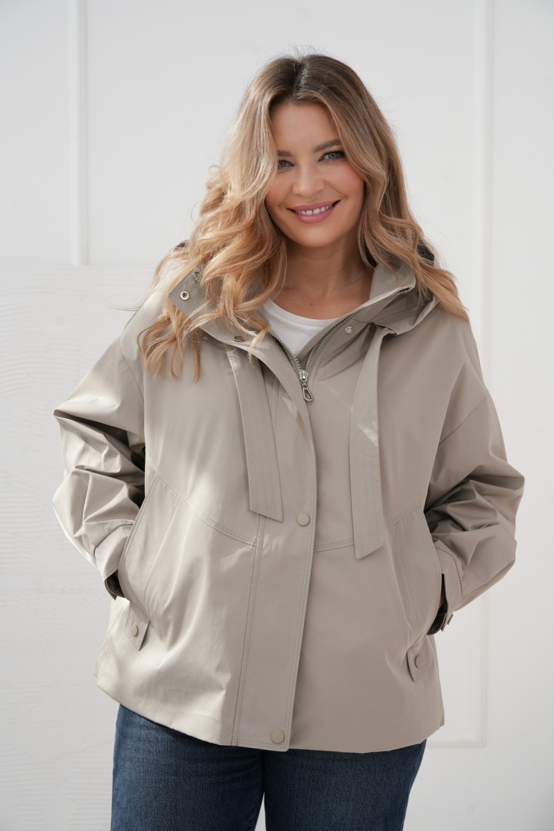 Kurtka Andrea jasna oliwkowa