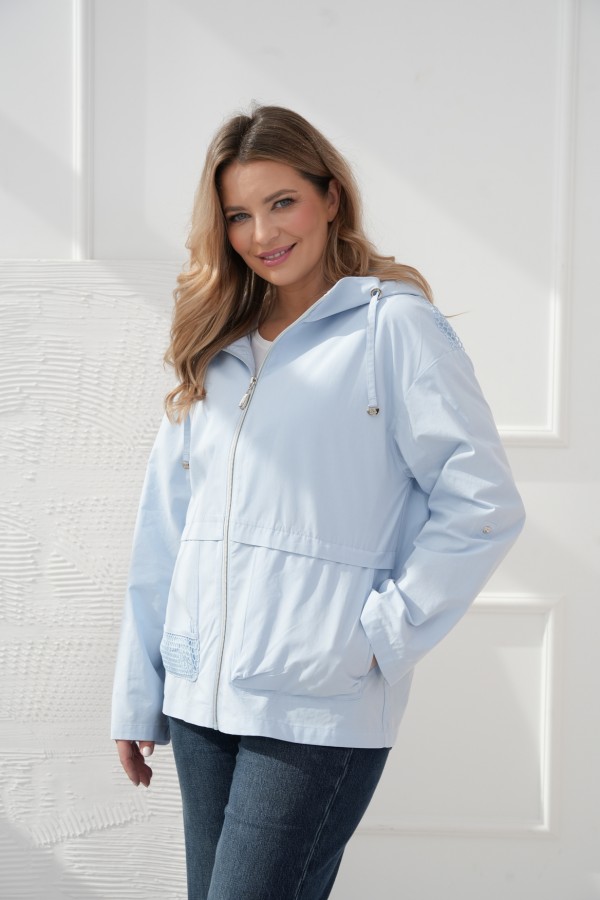 Kurtka Martyna błękitna