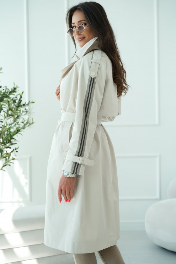 Płaszcz Emma ecru 2