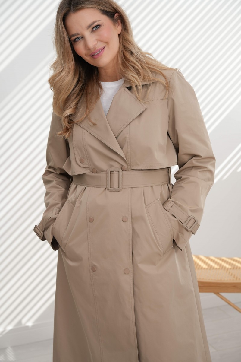 Płaszcz Miriam beżowy