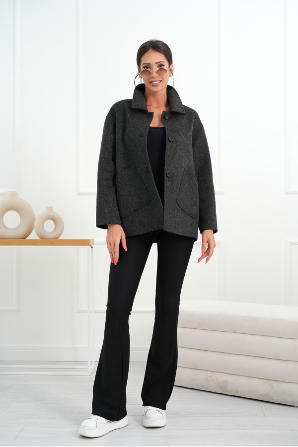 Kurtka Tina ciemnoszara 2