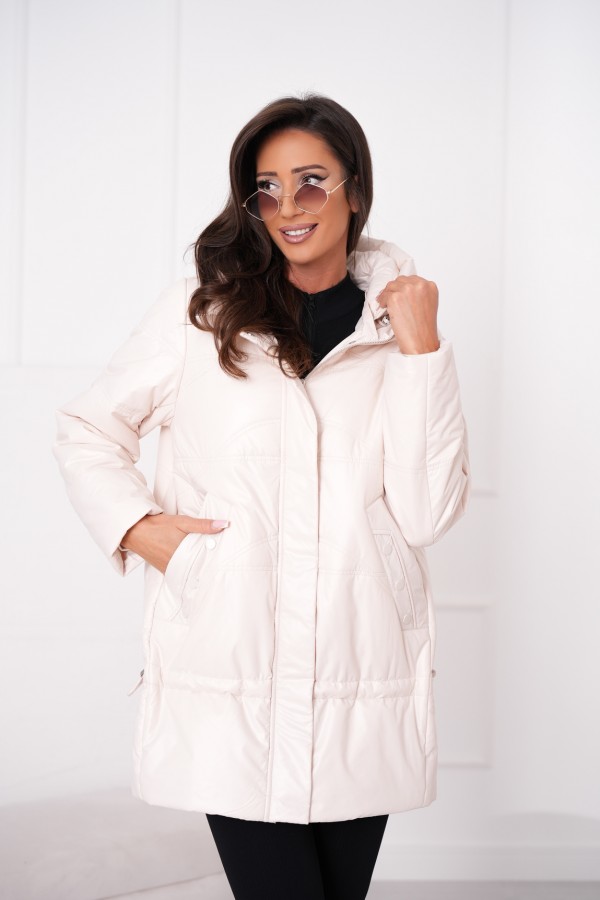 Płaszcz Mery śmietankowa