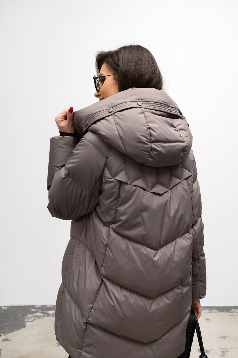 Płaszcz puchowy Petronela khaki