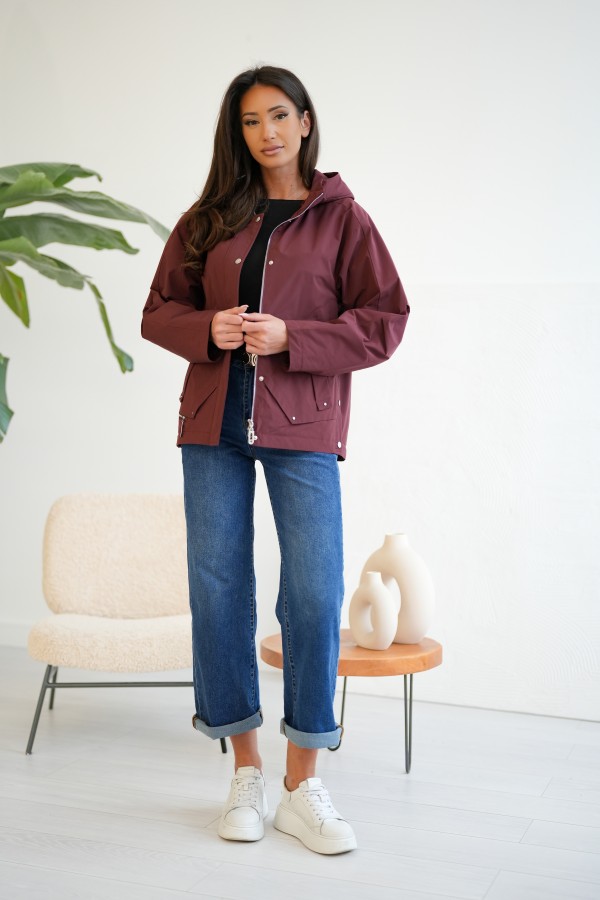 Kurtka Nina bordowa 2