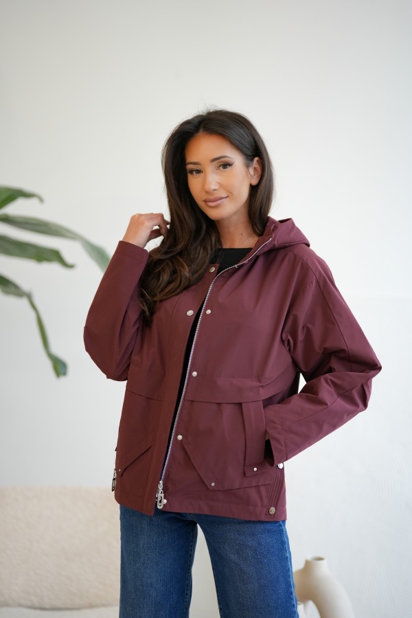 Kurtka Nina bordowa