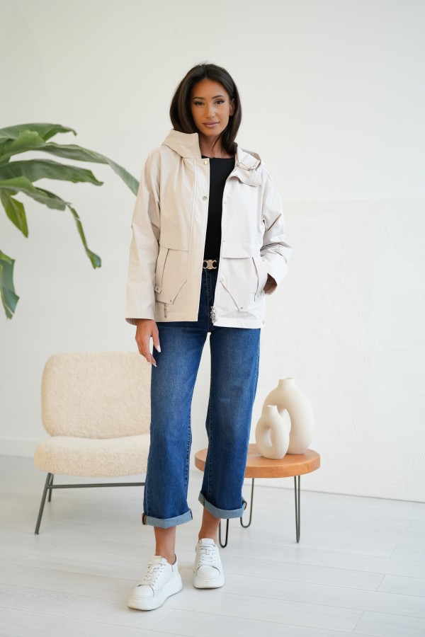 Kurtka Nina śmietankowa 2