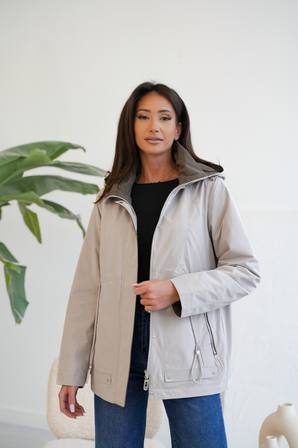 Kurtka Ilona beżowa