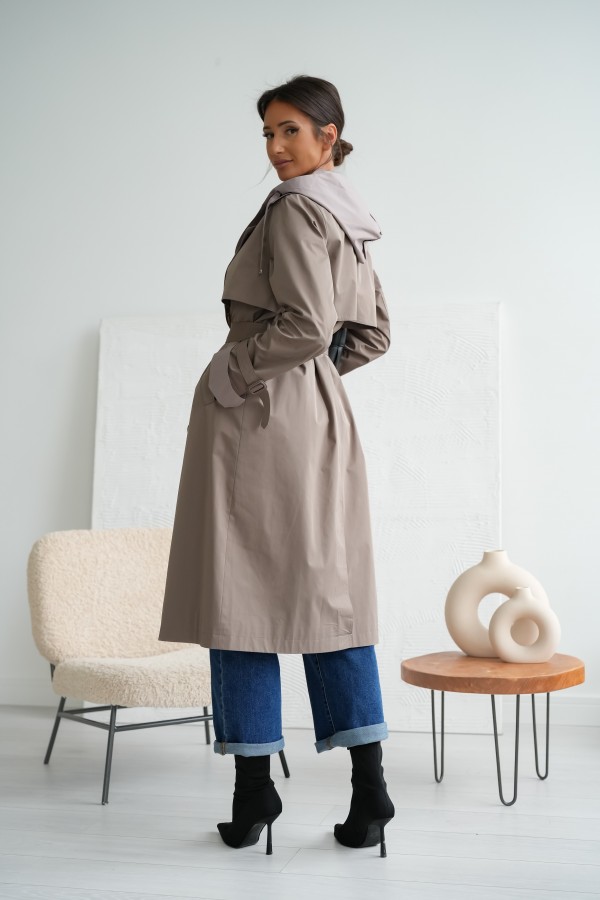 Płaszcz Ksymena cappuccino 2