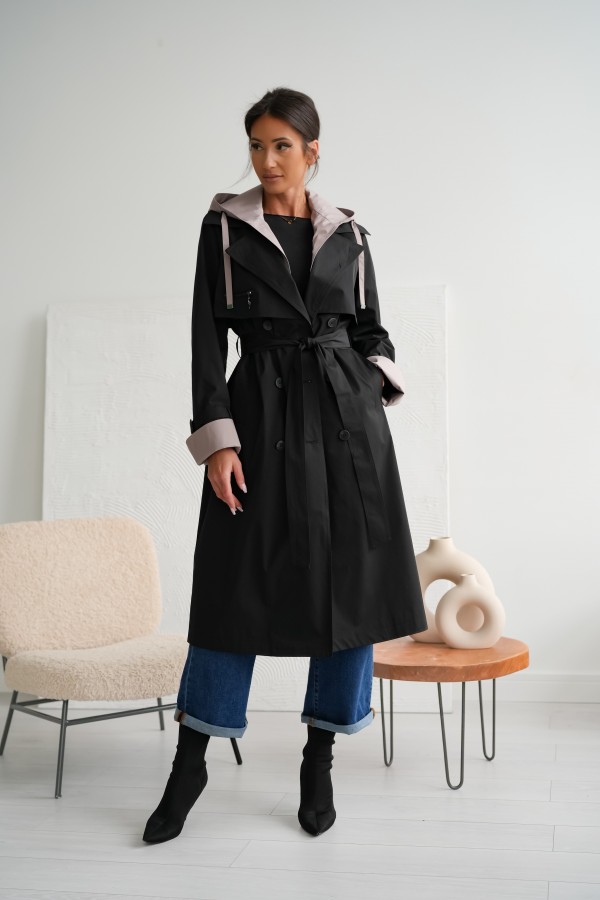 Płaszcz Ksymena czarny 2