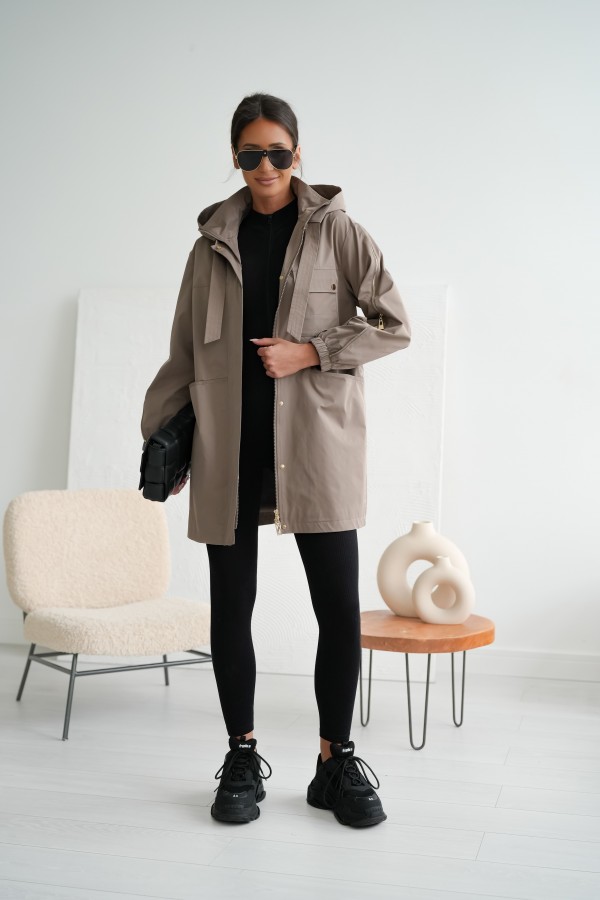 Płaszcz Michalina cappuccino 2