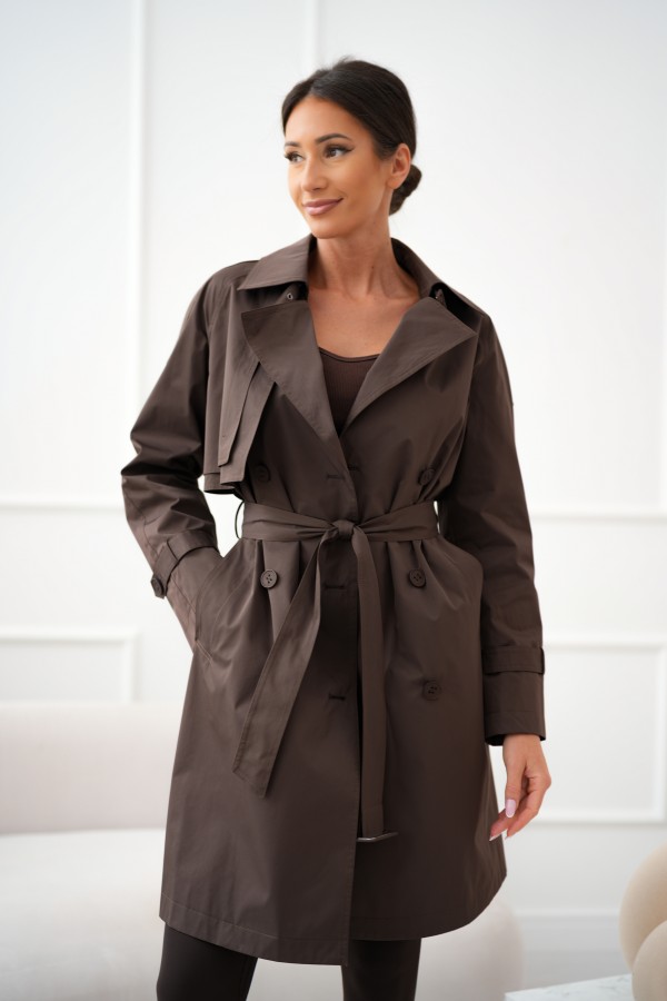 Płaszcz Nadia brąz