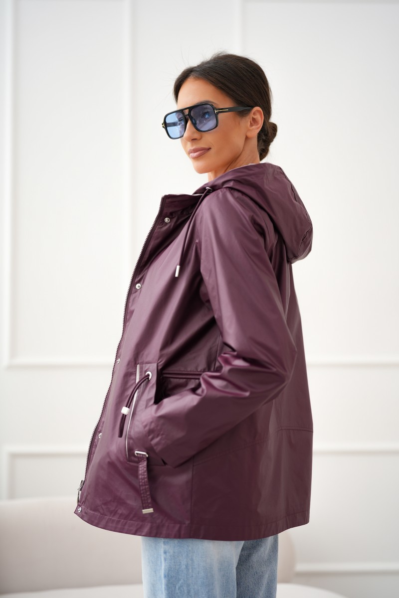 Kurtka Wiola bordowa