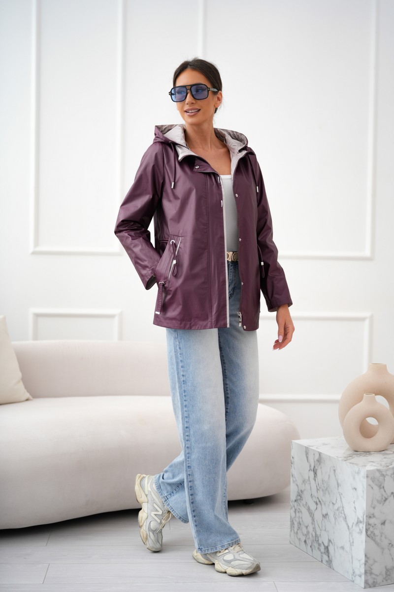 Kurtka Wiola bordowa