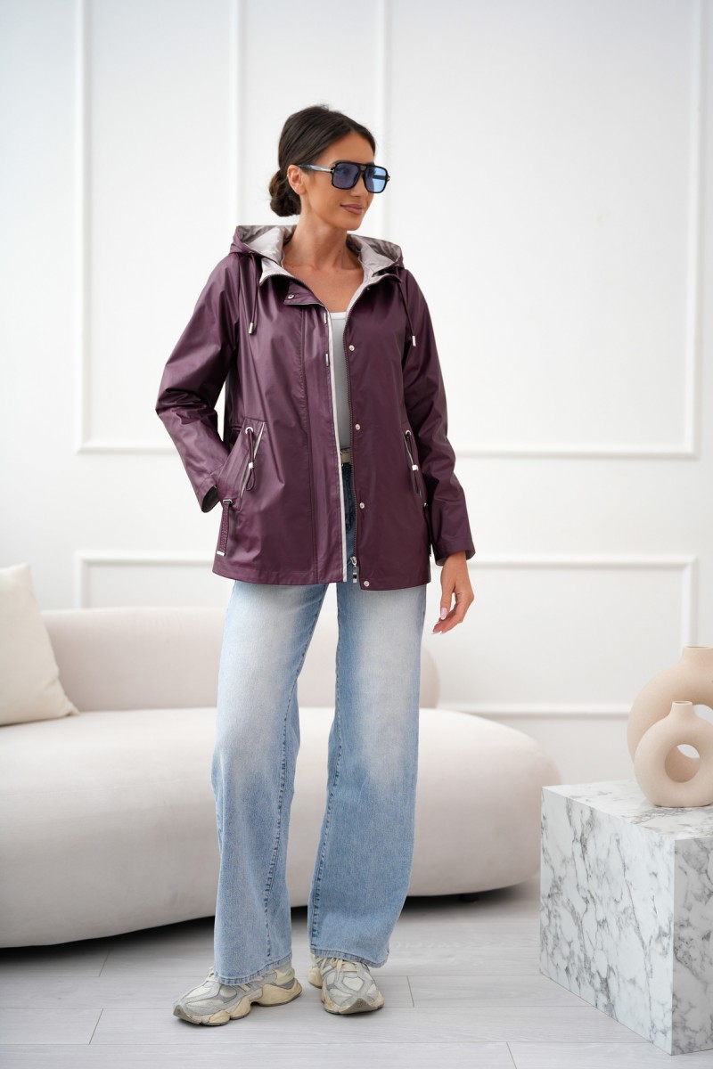 Kurtka Wiola bordowa