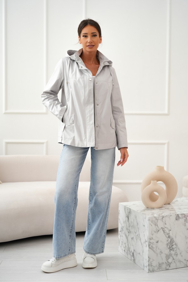Kurtka Daria jasnoszara 2