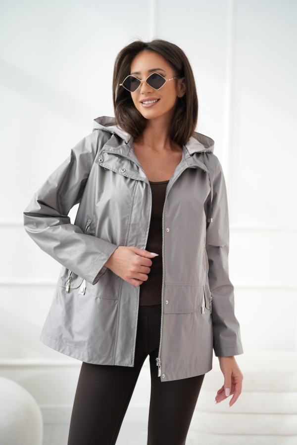 Kurtka Lena szara